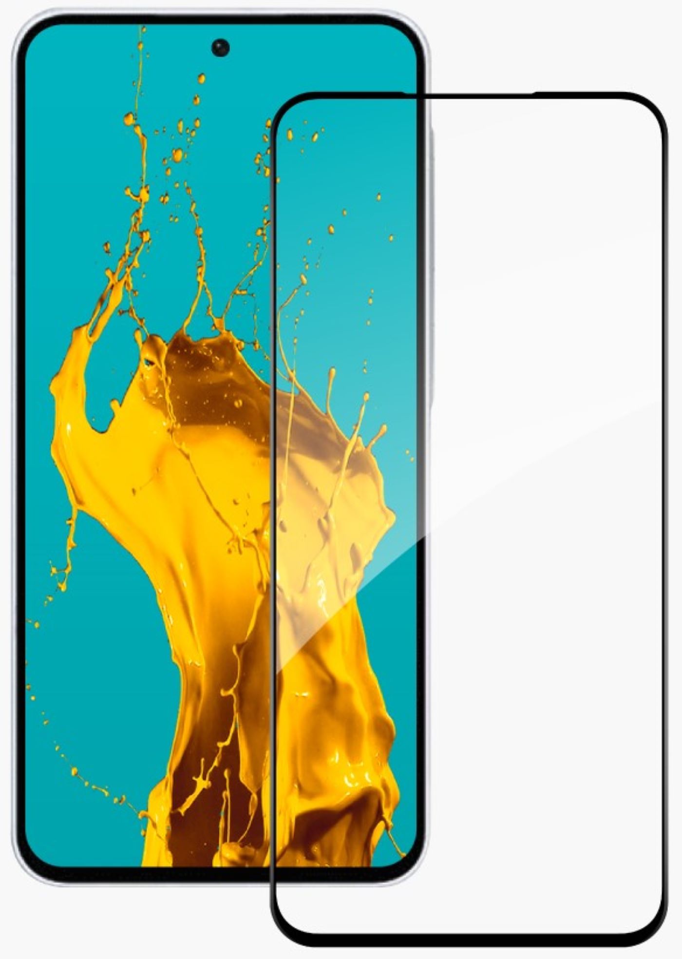 Защитное стекло для смартфона Piko Full Glue for Samsung A56 Black (1283126613050) - Фото 1