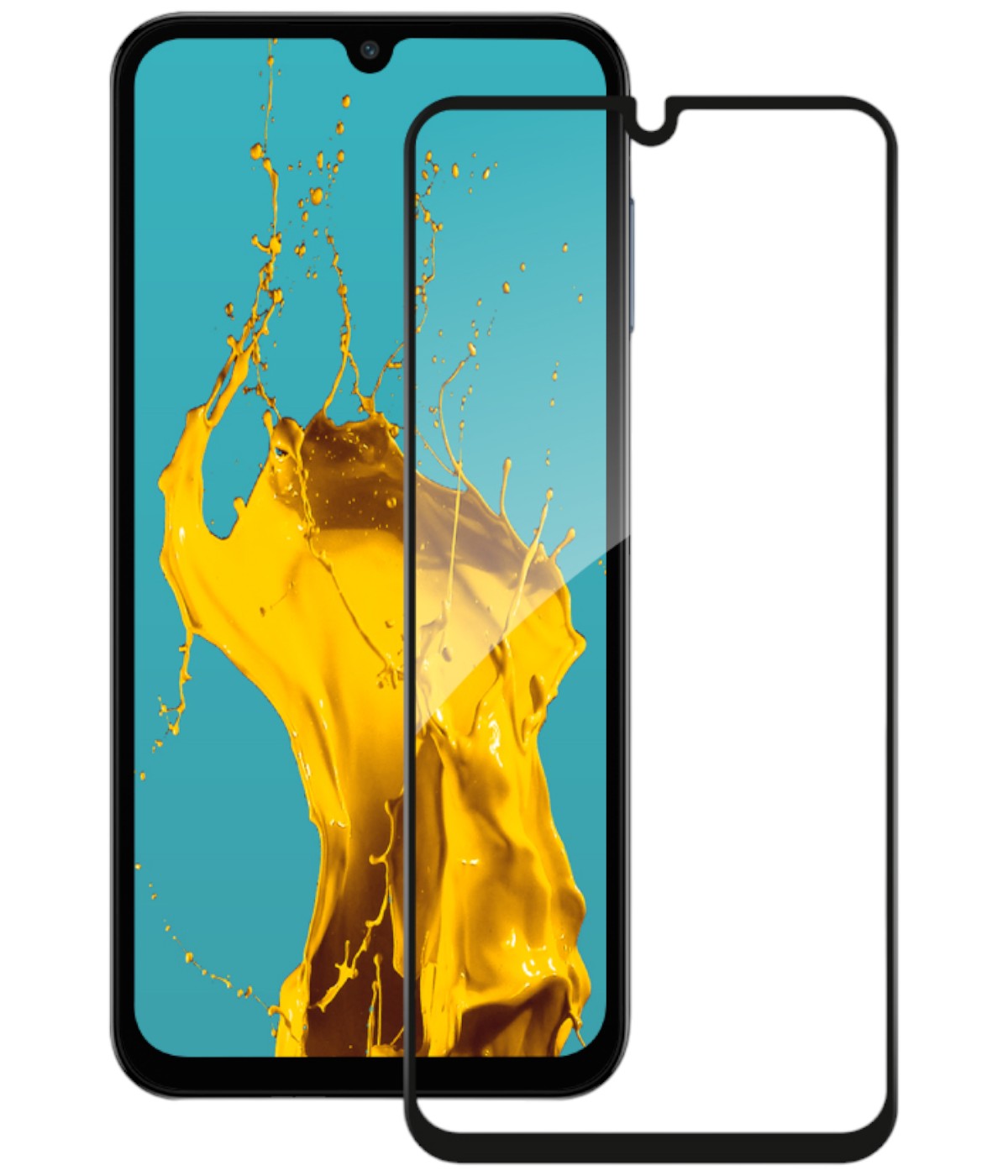 Защитное стекло для смартфона Piko Full Glue for Samsung M15 Black (1283126591662) - Фото 1
