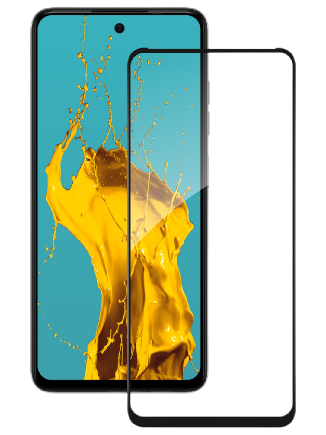 Защитное стекло для смартфона Piko Full Glue for Tecno Spark 20C Black Paper pack (1283126589089) - Фото 1