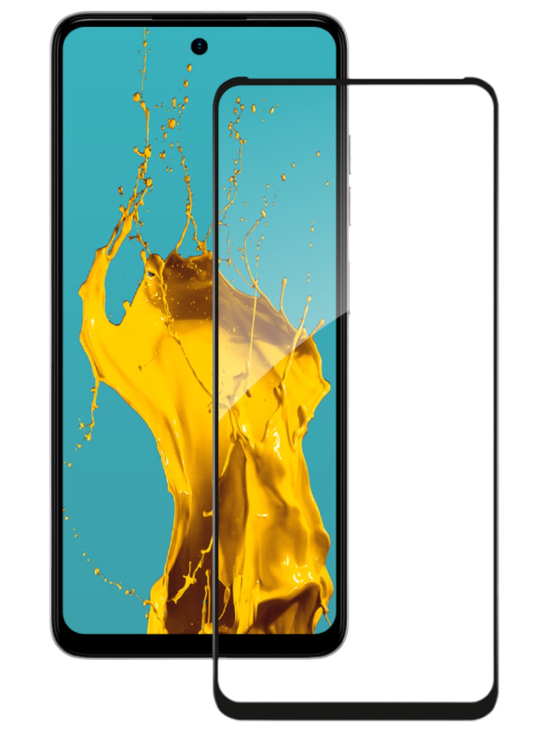 Защитное стекло для смартфона Piko Full Glue for Tecno Spark Go 2024 Black Paper pack (1283126589140) - Фото 1