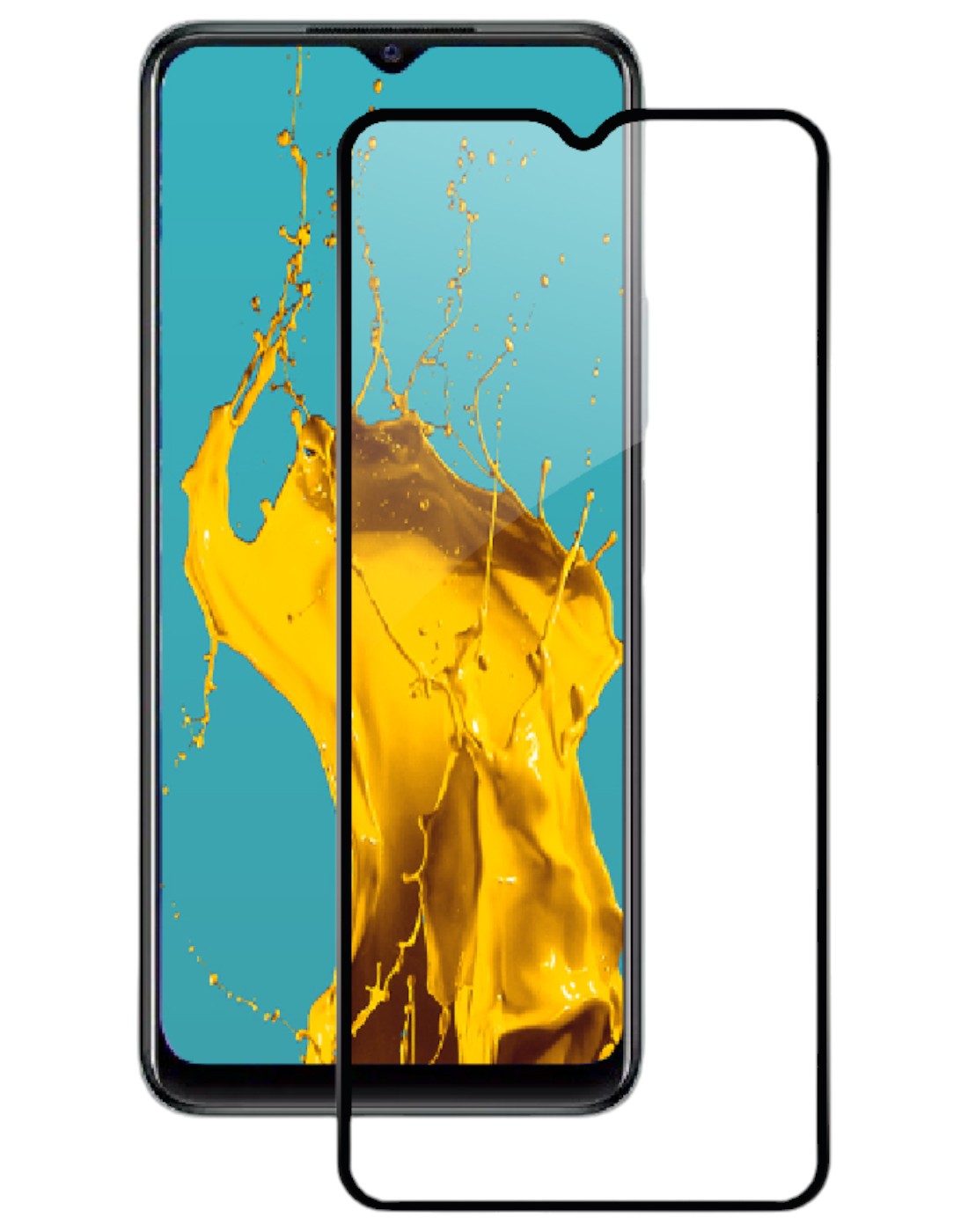 Захисне скло для смартфону Piko Full Glue for Vivo Y21S Black (1283126527029) - Фото 1