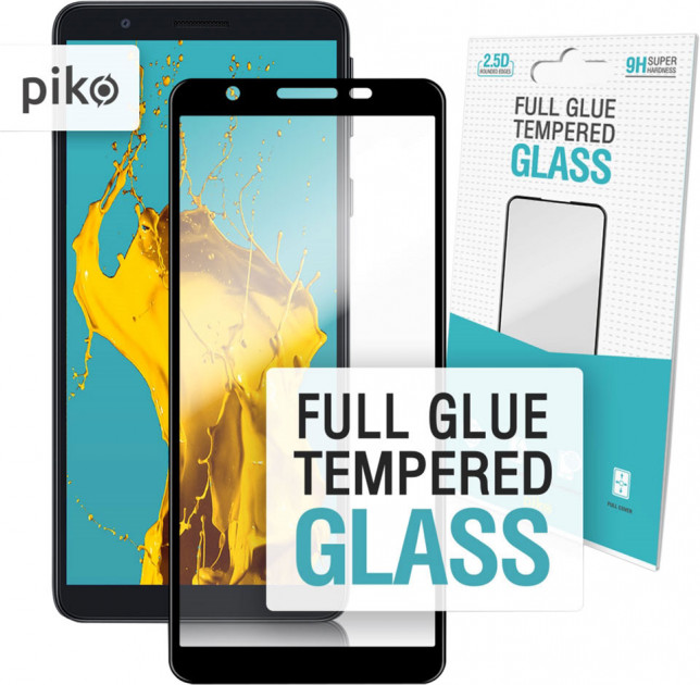 Защитное стекло для смартфона Piko Samsung Galaxy A01 SM-A015 Black Full Glue, 0.3mm, 2.5D (1283126505041) - Фото 1