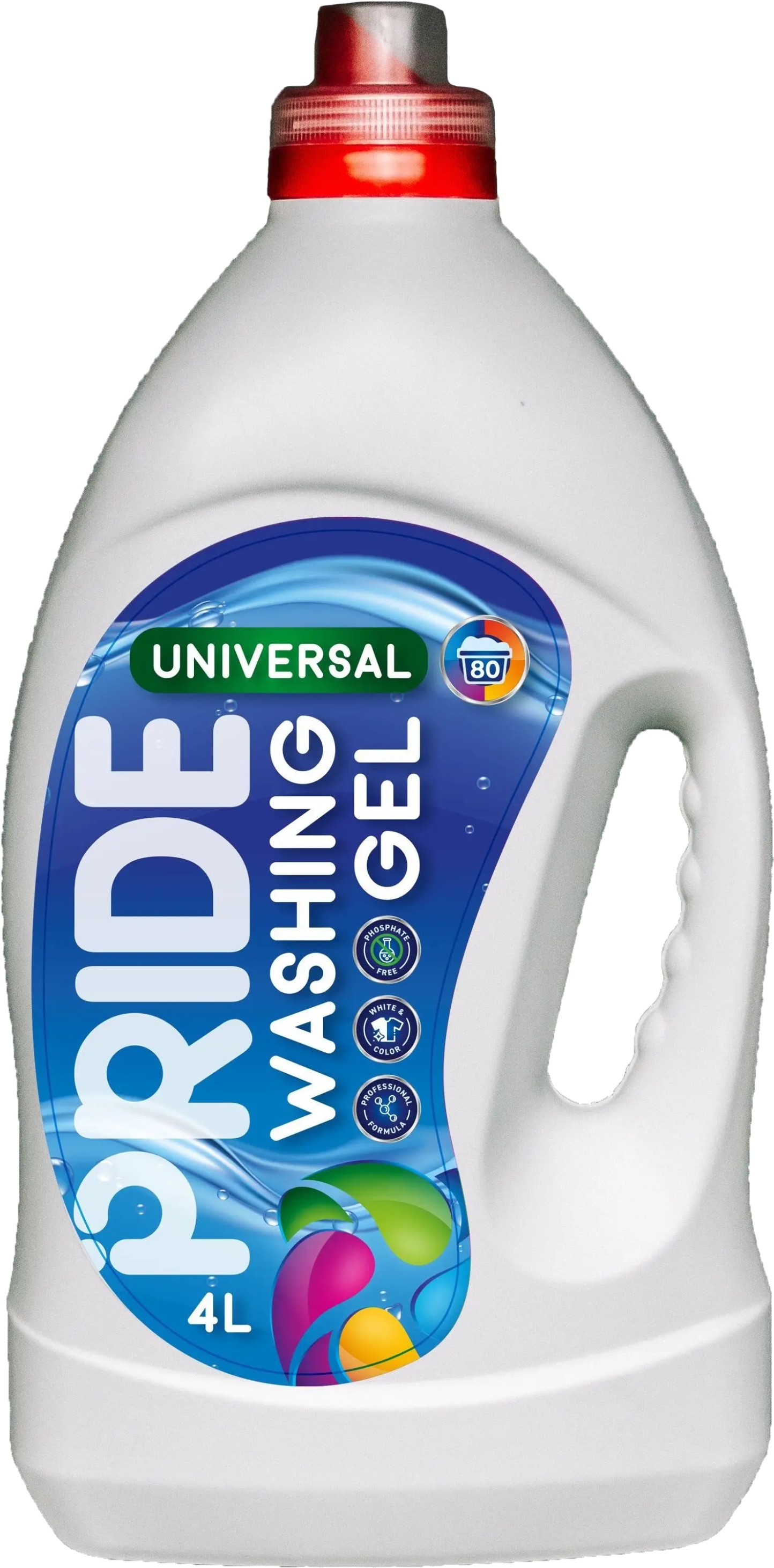 Гель для стирки PRIDE Universal д/бел. и цвет. белья 4 л - Фото 1