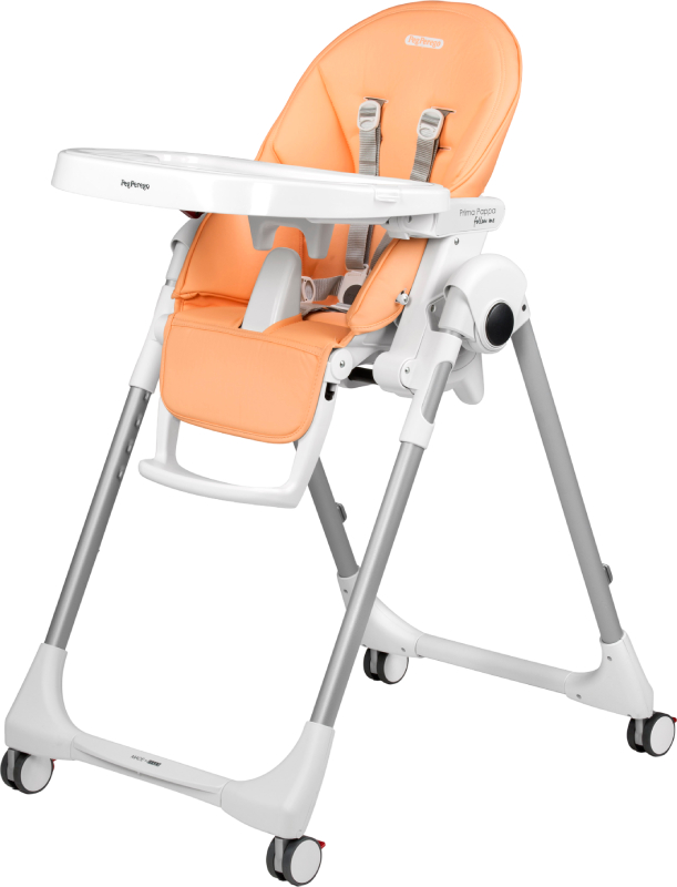 Стульчик для кормления трансформер Peg-Perego Prima Pappa Follow Me Peach - Фото 1