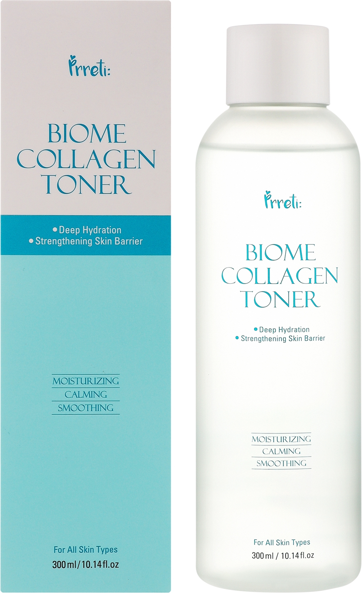 Тоник для лица Prreti Biome Collagen Toner 300 мл (8809738324066) - Фото 1
