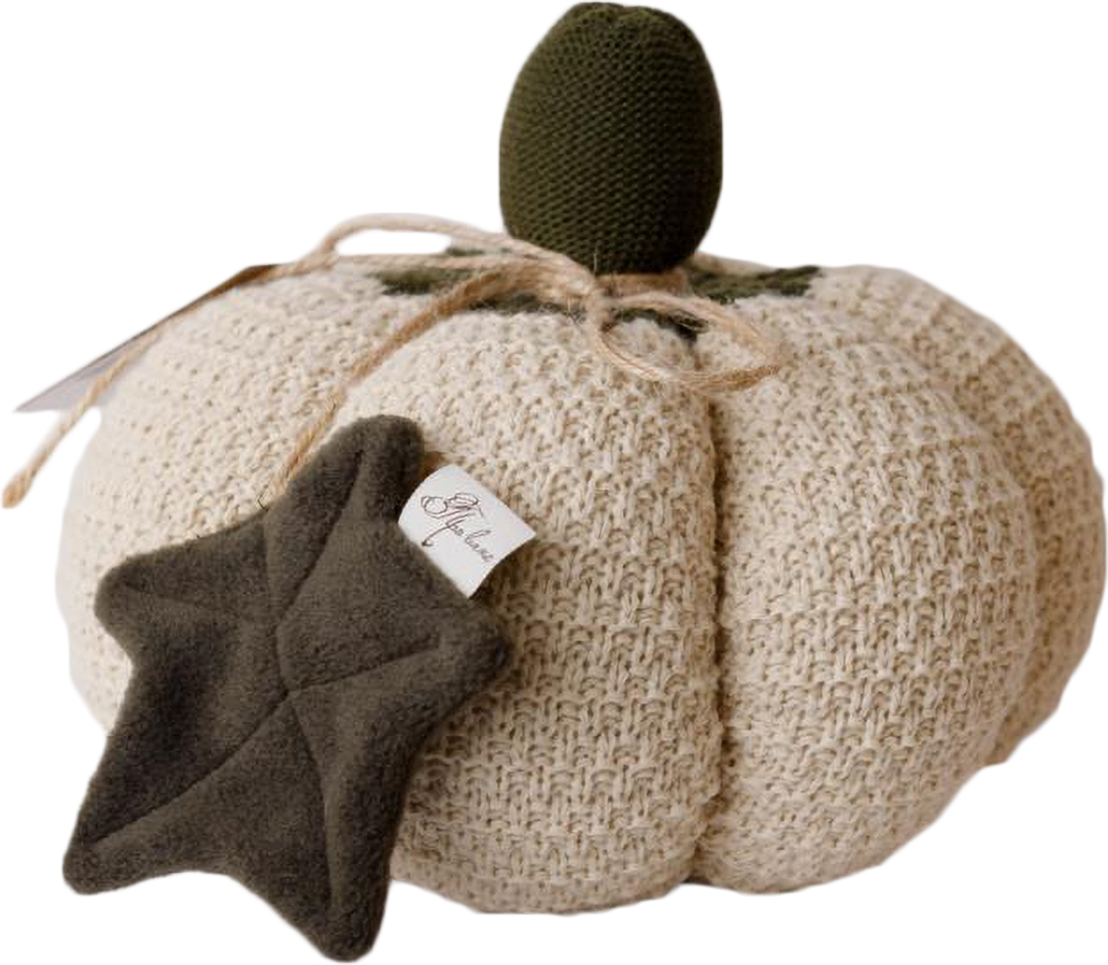 Подушка декоративна Прованс Pumpkin кремовий D25 см (040272) - Фото 1