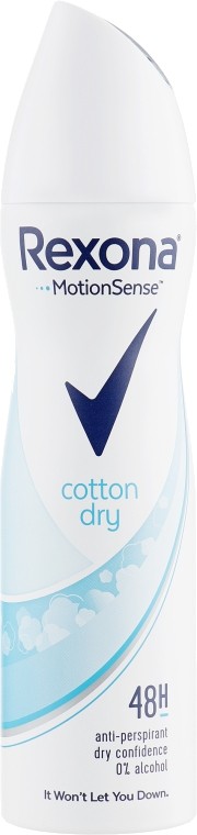 Дезодорант аэрозольный Rexona Антиперсп Легкость хлопка 150мл - Фото 1