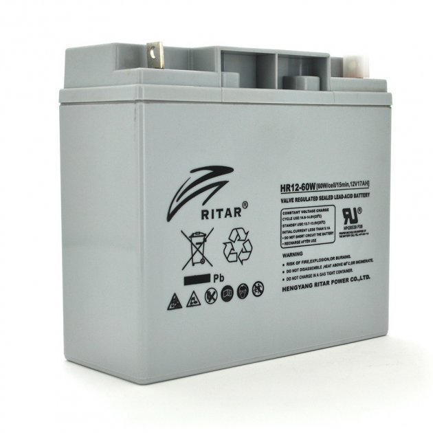 Аккумулятор для ИБП Ritar 12V 17AH (HR1260W/17180) AGM - Фото 1