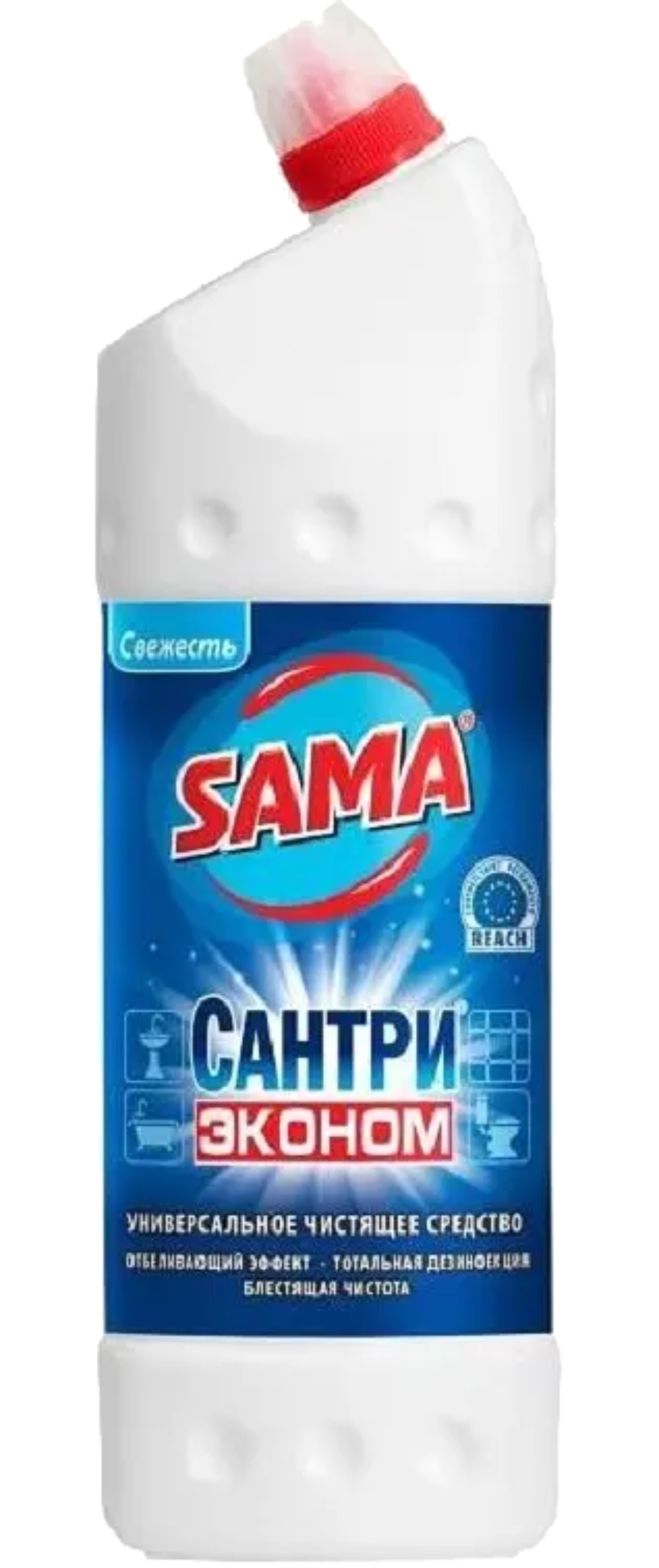 Чистящее средство универсальное SAMA САНТРИ Свежесть 1 л - Фото 1