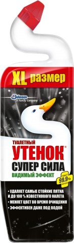 Средство для чистки унитаза SC Johnson 5в1 Видимый эффект 900 мл (4823002005318) - Фото 1