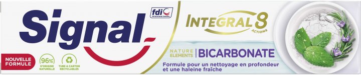 Зубная паста Signal INTEGRAL 8 Nature Elements Чистота и свежесть 75мл - Фото 1