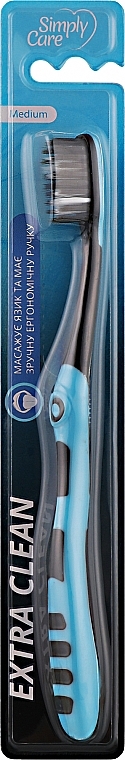 Зубная щетка Simply Care средней жесткости Extra clean (2917200090824) - Фото 1