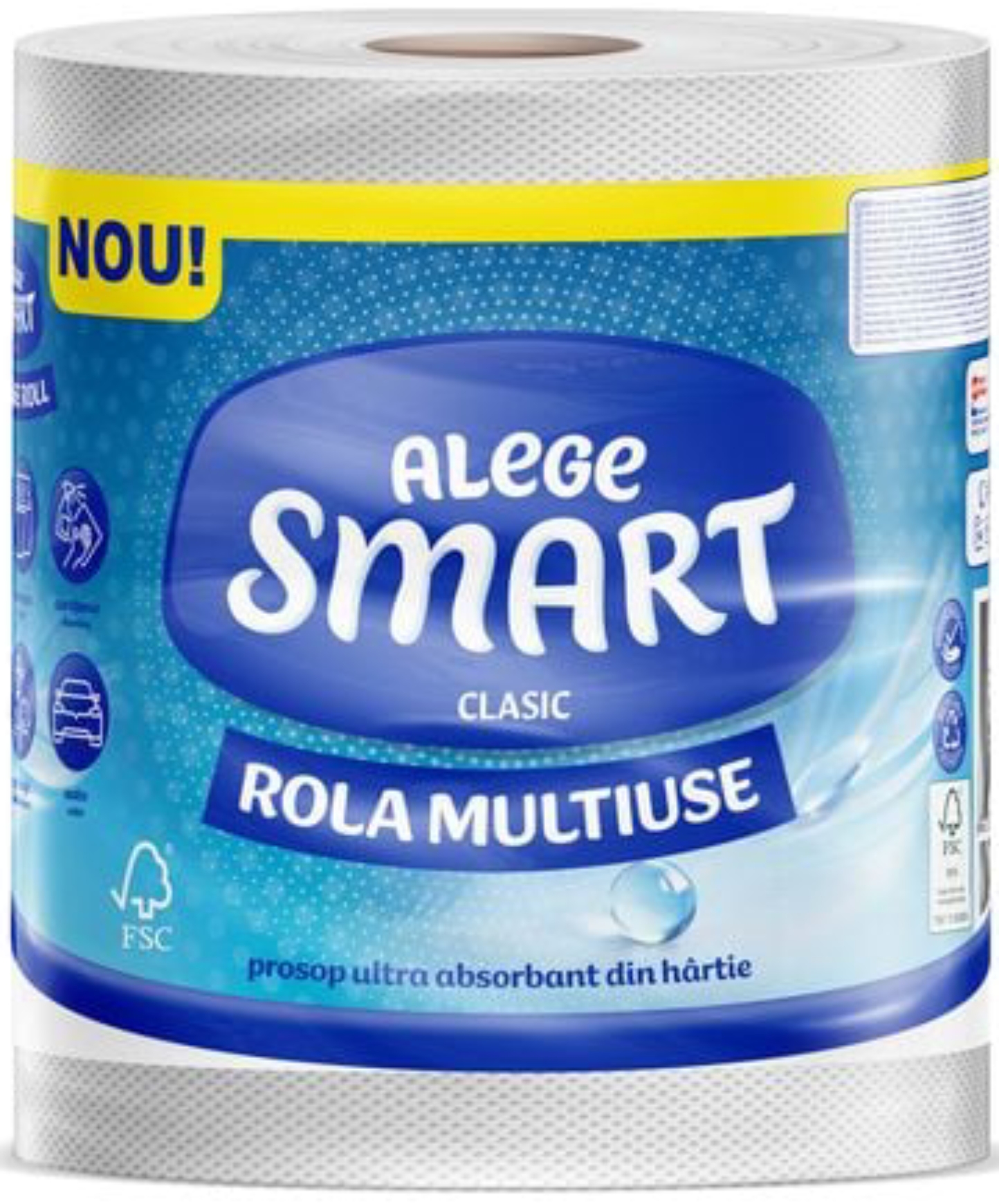 Полотенца бумажные Smart Classic 365 длинных отрывов, 84 м, 2 слоя, 1 рулон - Фото 1