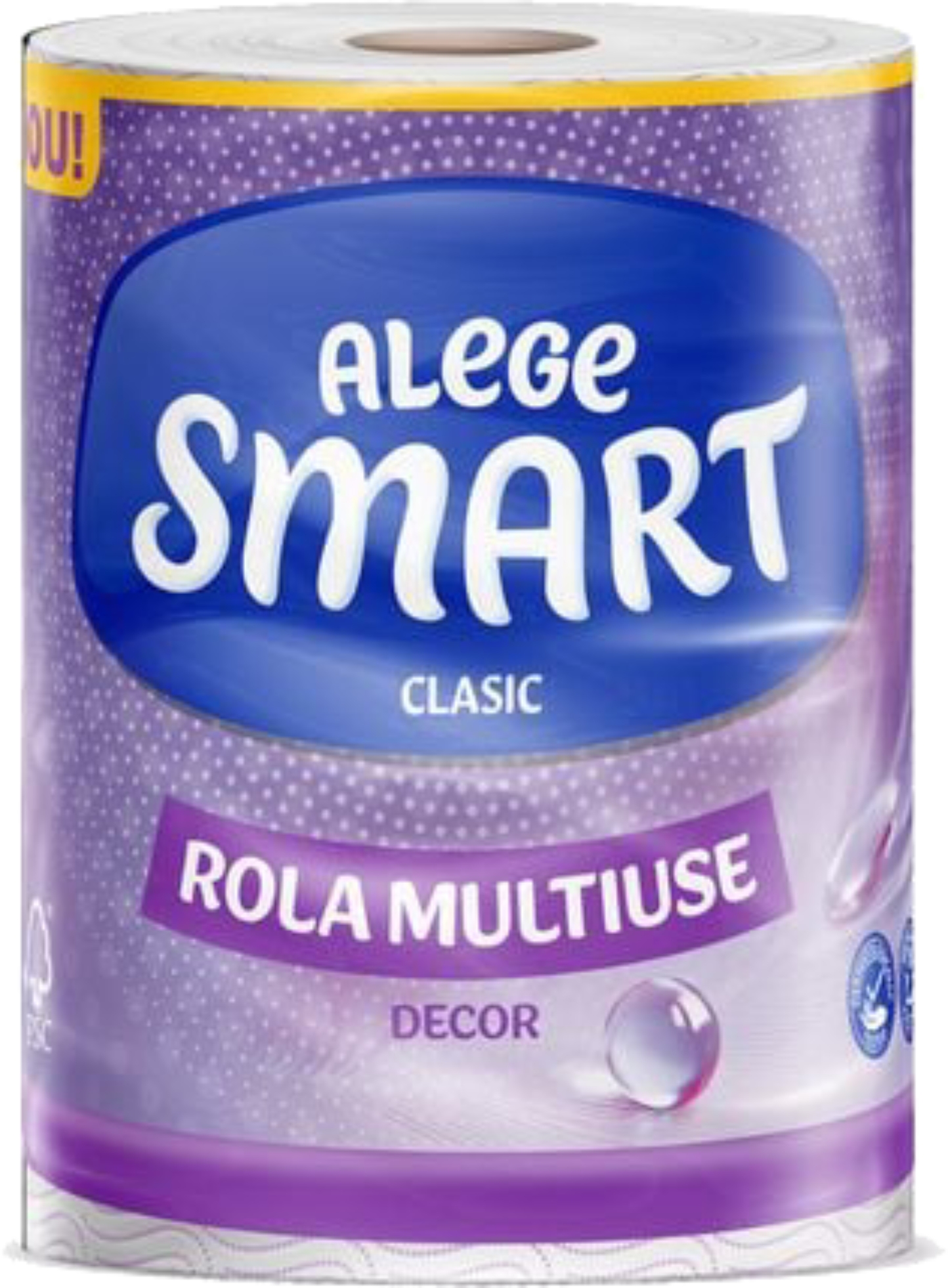 Полотенца бумажные Smart Classic Decore 190 длинных отрывов, 36,1м, 2 слоя, 1 рулон - Фото 1