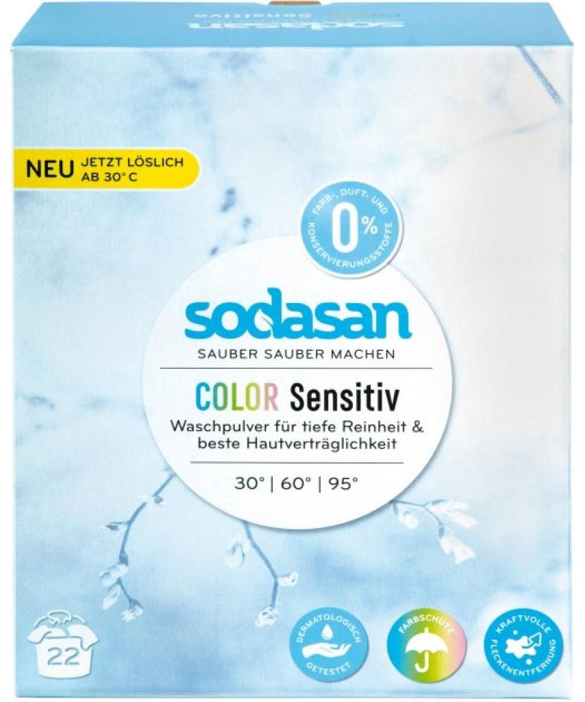 Стиральный порошок Sodasan Comfort Sensitiv 1 кг (4019886050807) - Фото 1