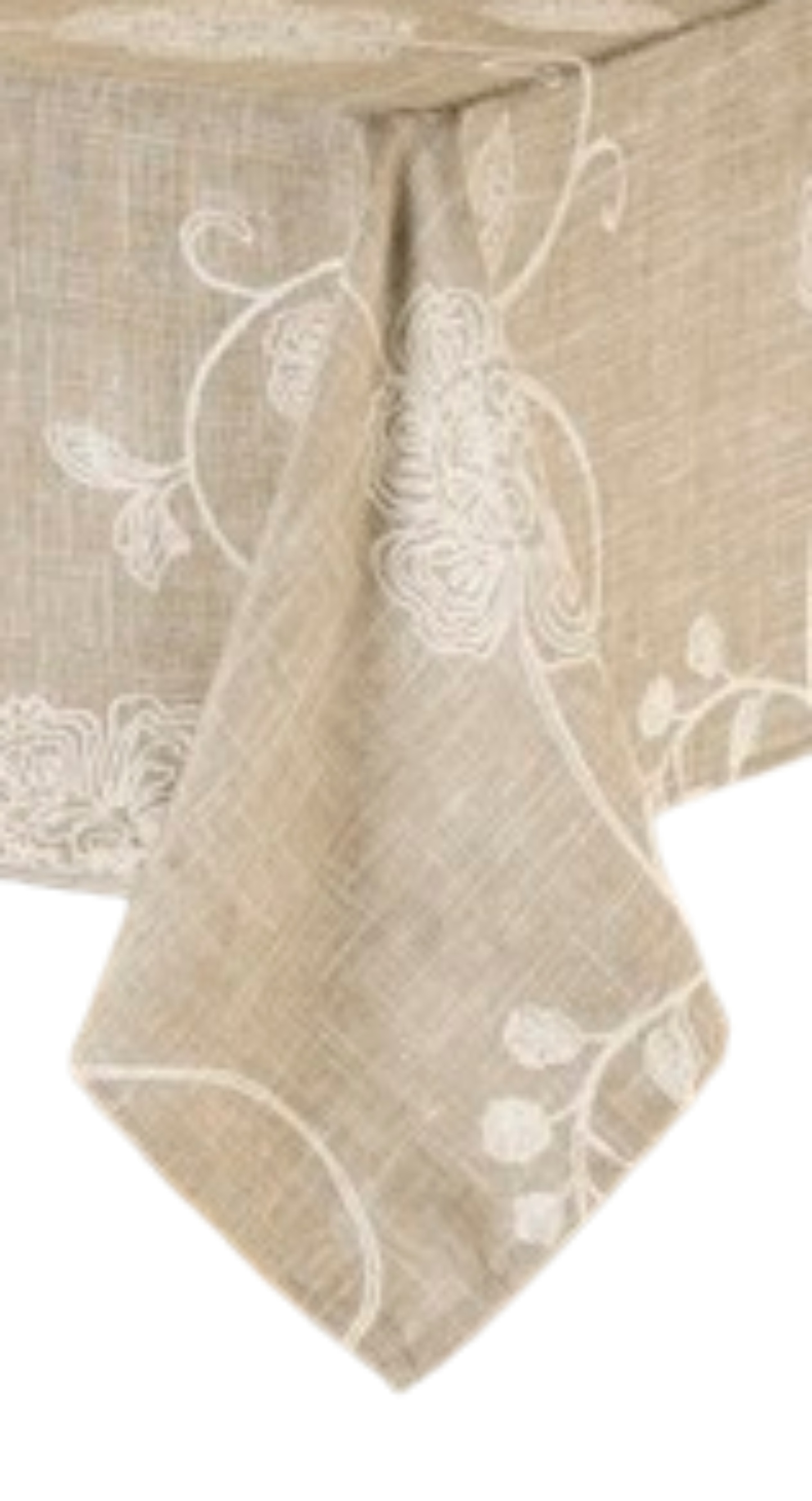 Скатерть прямоугольная SOHO 140х180 см Bouquet Cream (04-TC-00237-1) - Фото 1