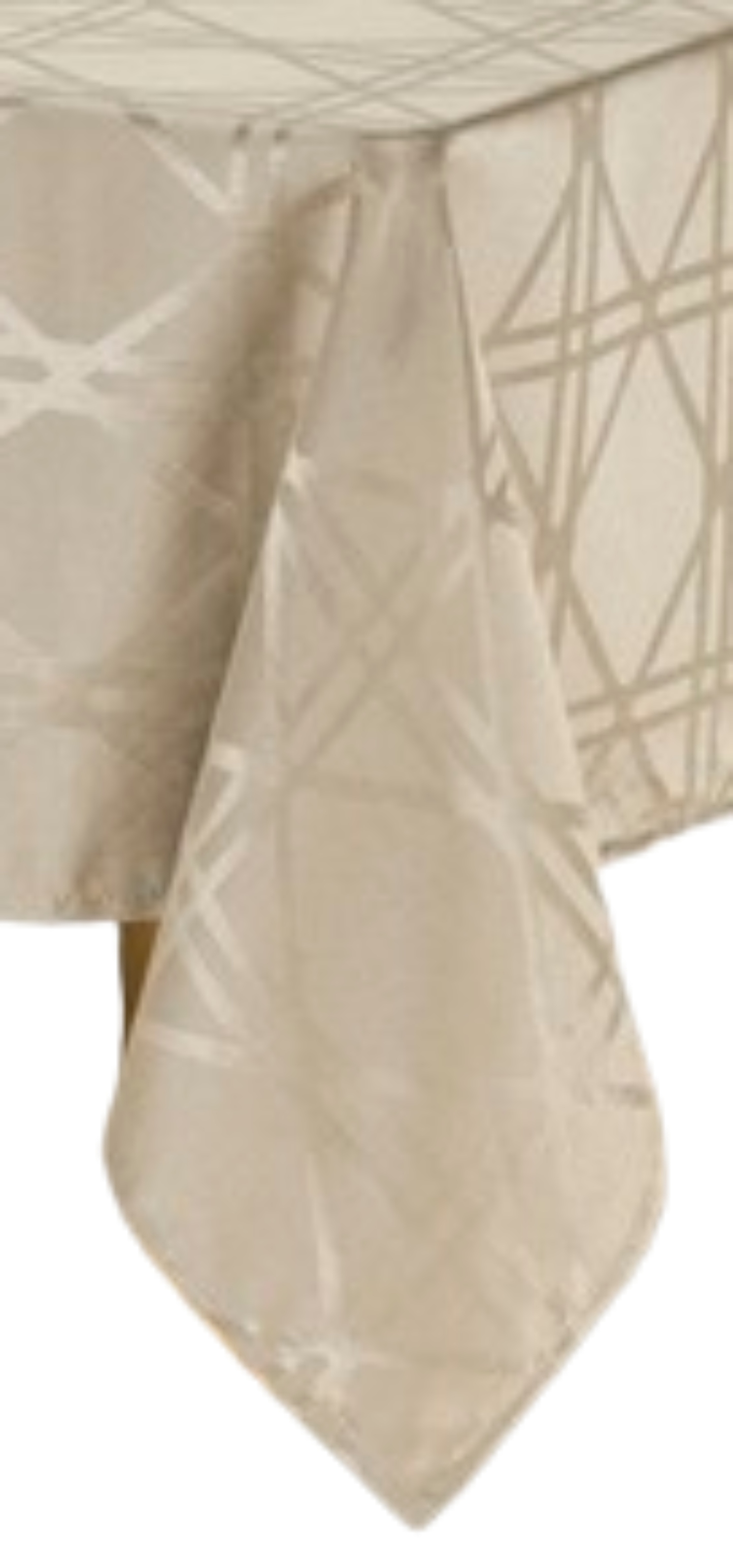 Скатерть прямоугольная SOHO 140х180 см Line Beige (04-TC-00691-1) - Фото 1