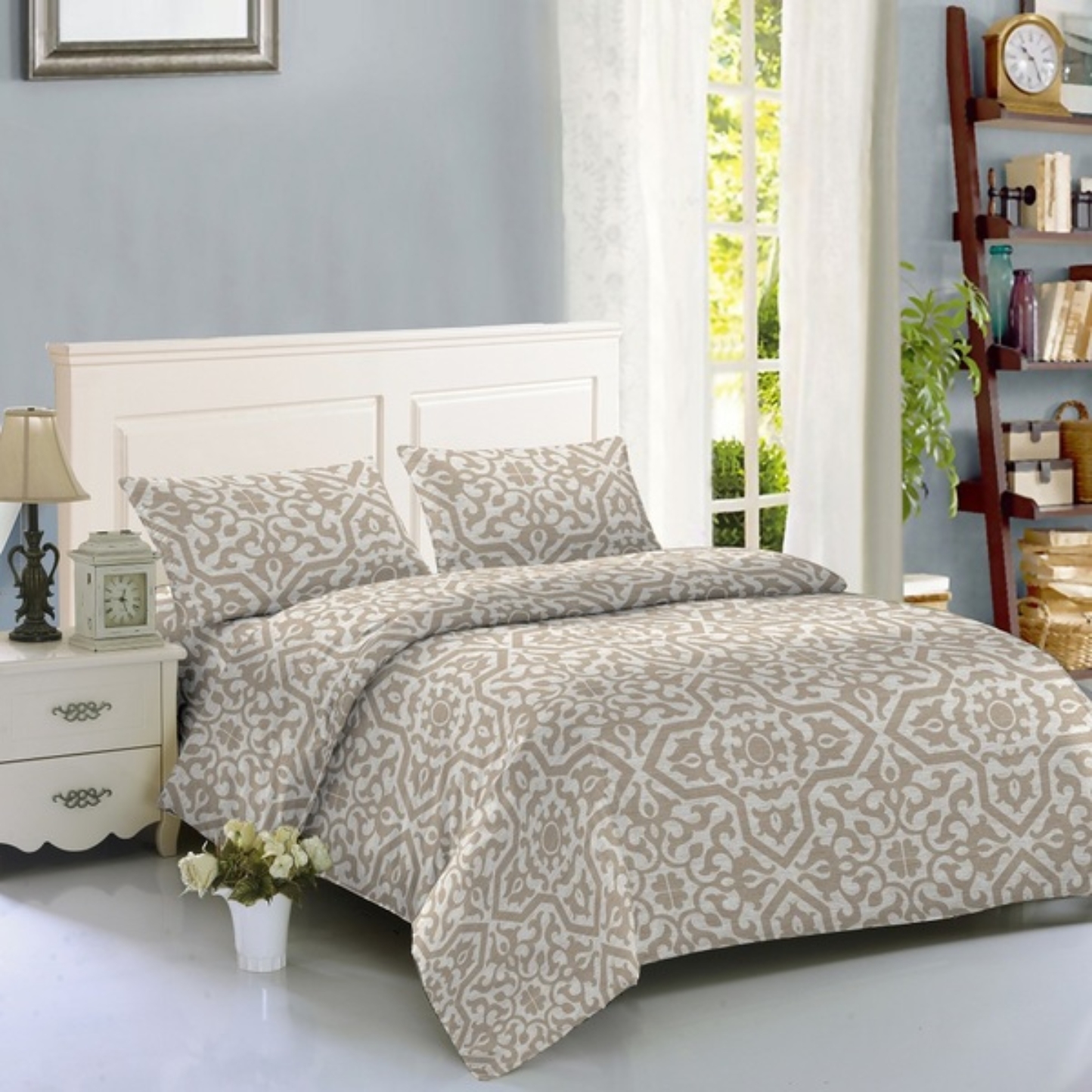 Комплект постельного белья SOHO 150х200 Grandeco Cream (WY23-226-3-2) - Фото 1