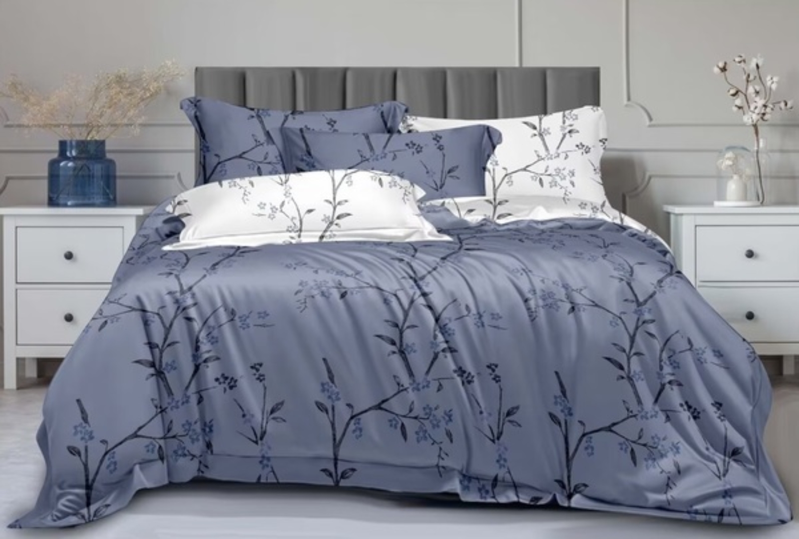 Комплект постельного белья SOHO Lounge 200х230 Eleganze Blue (A130157) - Фото 1