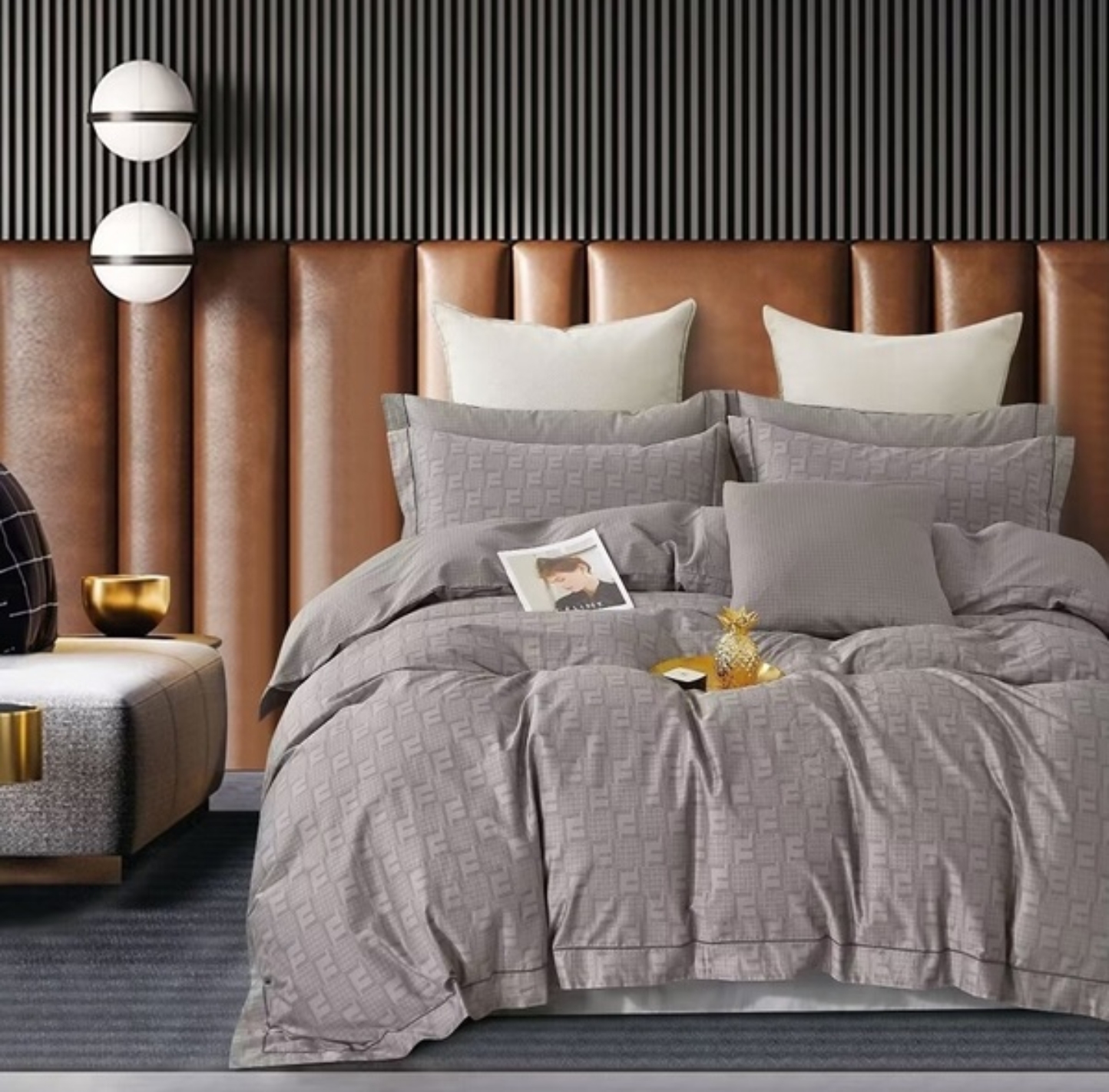 Комплект постельного белья SOHO Studio 200х230 Geometria Beige (A130051) - Фото 1