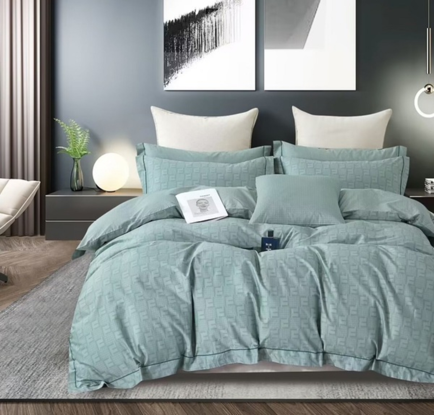 Комплект постельного белья SOHO Studio 200х230 Geometria Turquoise (A130053) - Фото 1