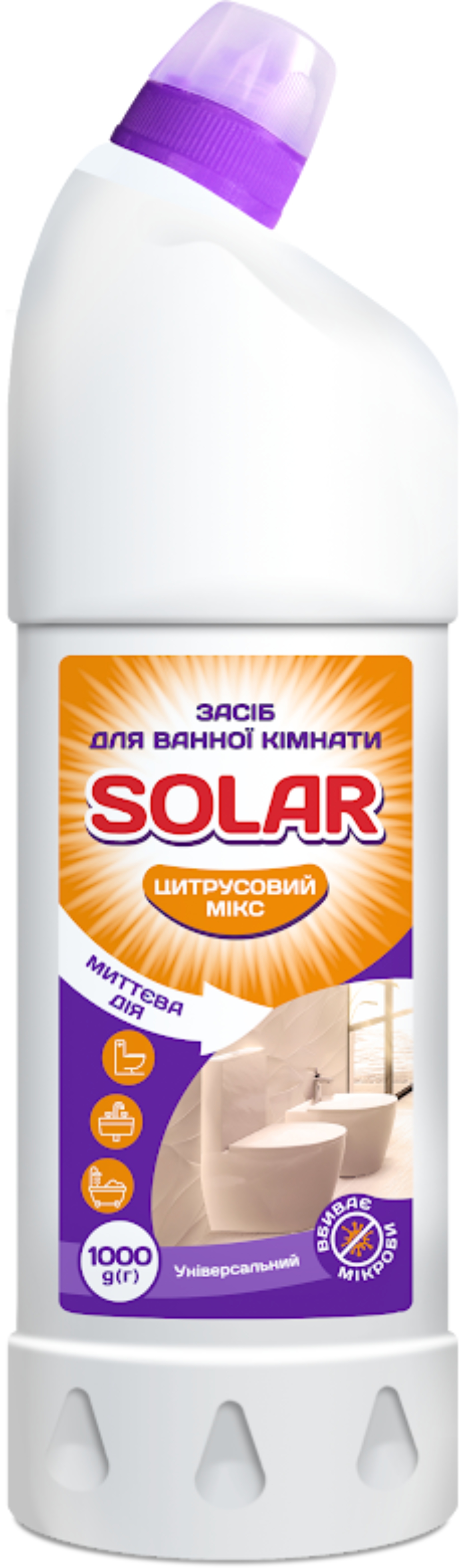 Чистящее средство для кухонной техники Solar Цитрусовый микс 1000 гр (4820269930087) - Фото 1
