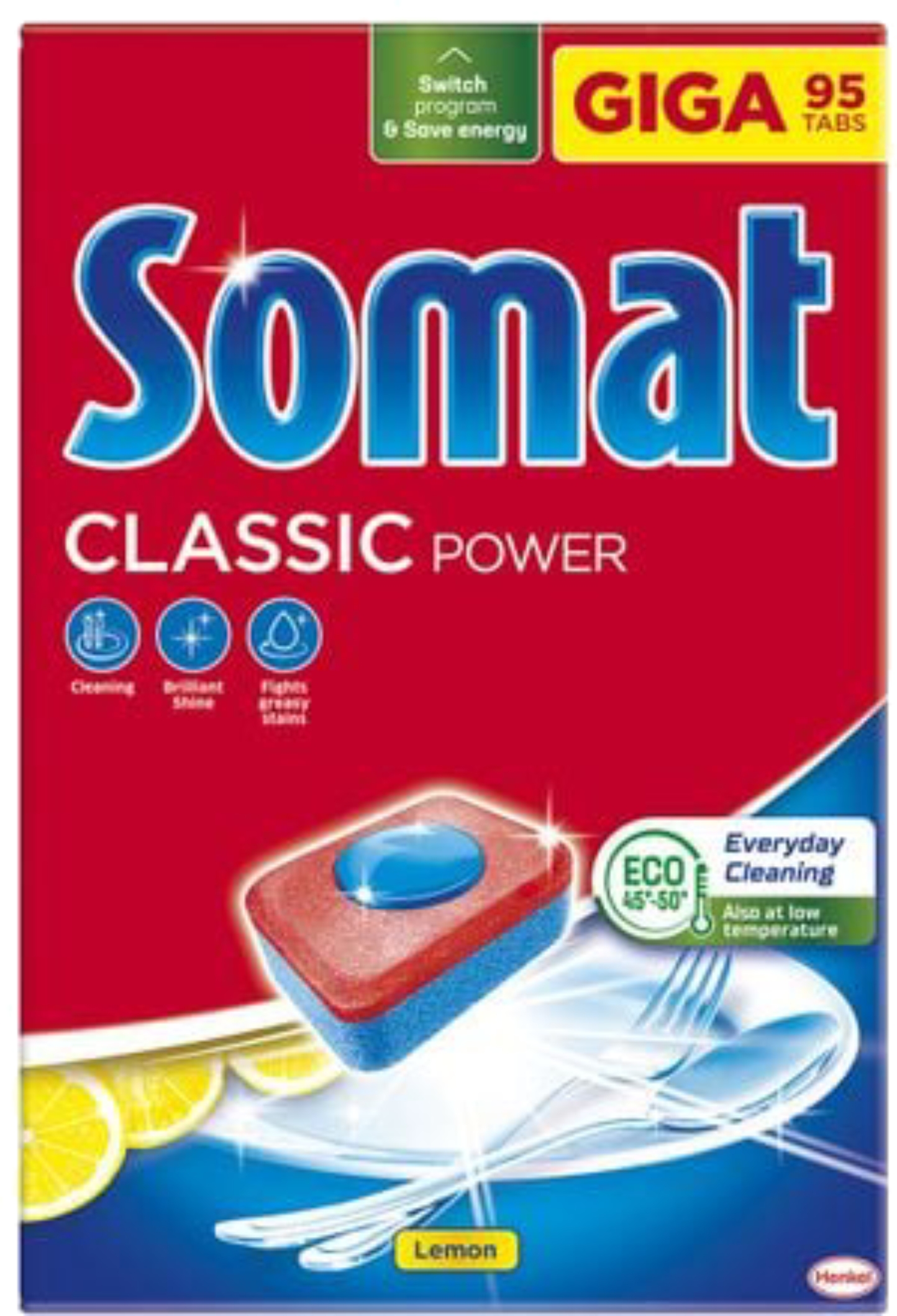 Таблетка для посудомоечной машины Somat Classic 95 шт - Фото 1