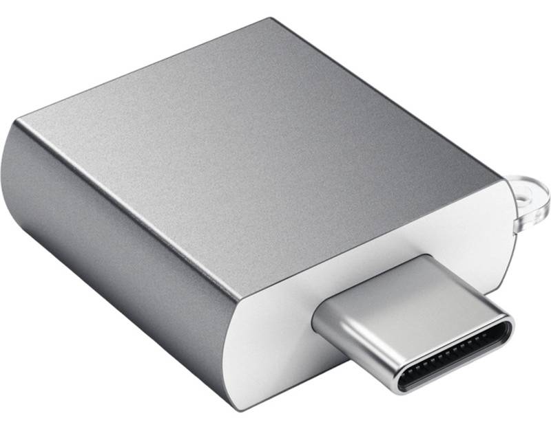 Переходник Satechi Type-C USB Adapter Space Gray (ST-TCUAM) - Фото 1