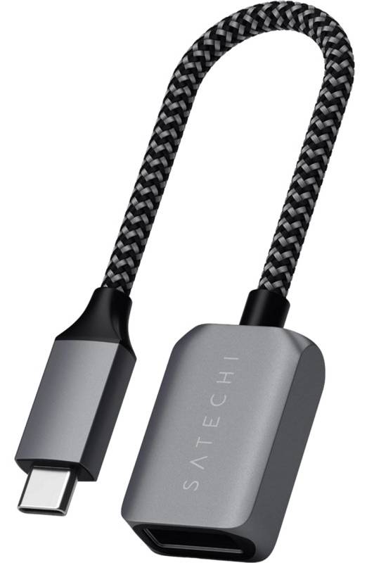 Переходник Satechi USB-C to USB 3.0 Adapter Cable Space Gray (ST-UCATCM) - Фото 1