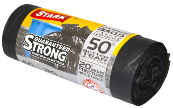 Пакет мусорный Stark 60 л 20 шт. Чёрные (StBB6020black) - Фото 1