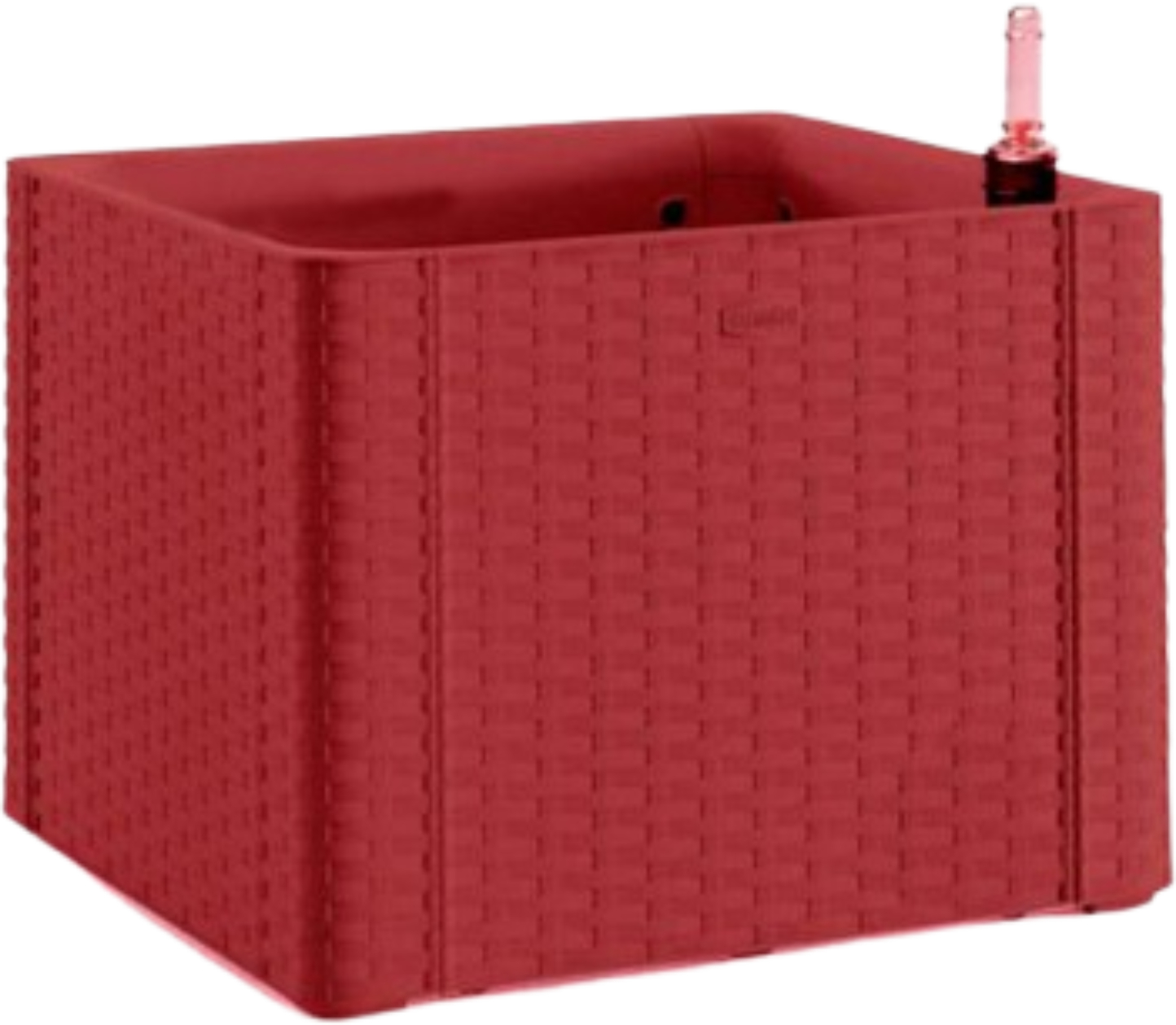 Вазон Stefanplast Deluxe красный 43х43х33 см 75708 - Фото 1