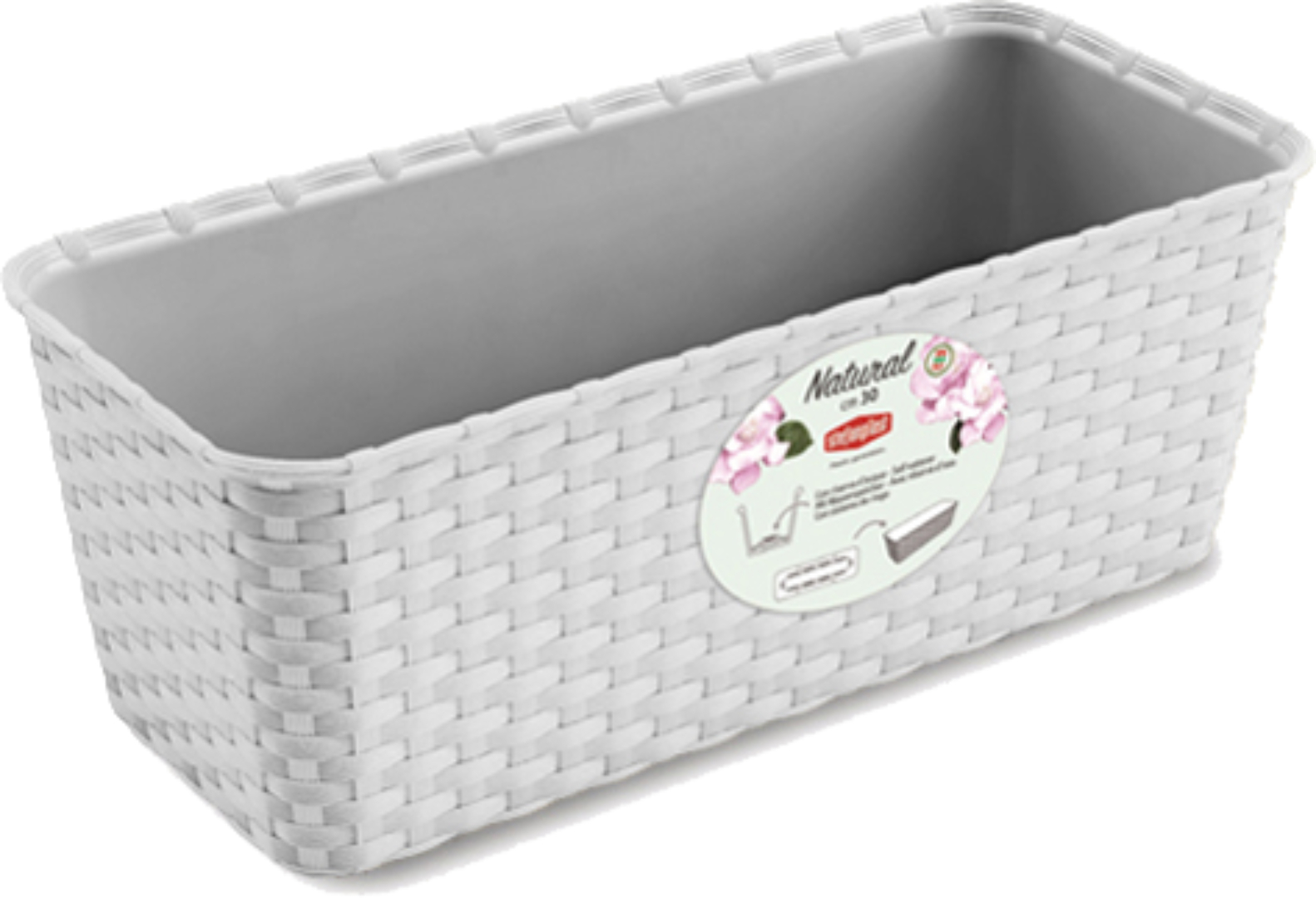 Вазон Stefanplast NATURAL 50х18х16 см 73500 - Фото 1