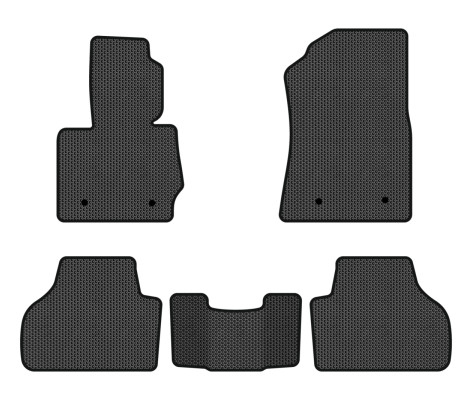EVA коврики в салон авто EVAtech для X3 (F25) BMW 2010-2017 2 поколение SUV USA BM31393CB5BW4SBB - Фото 1