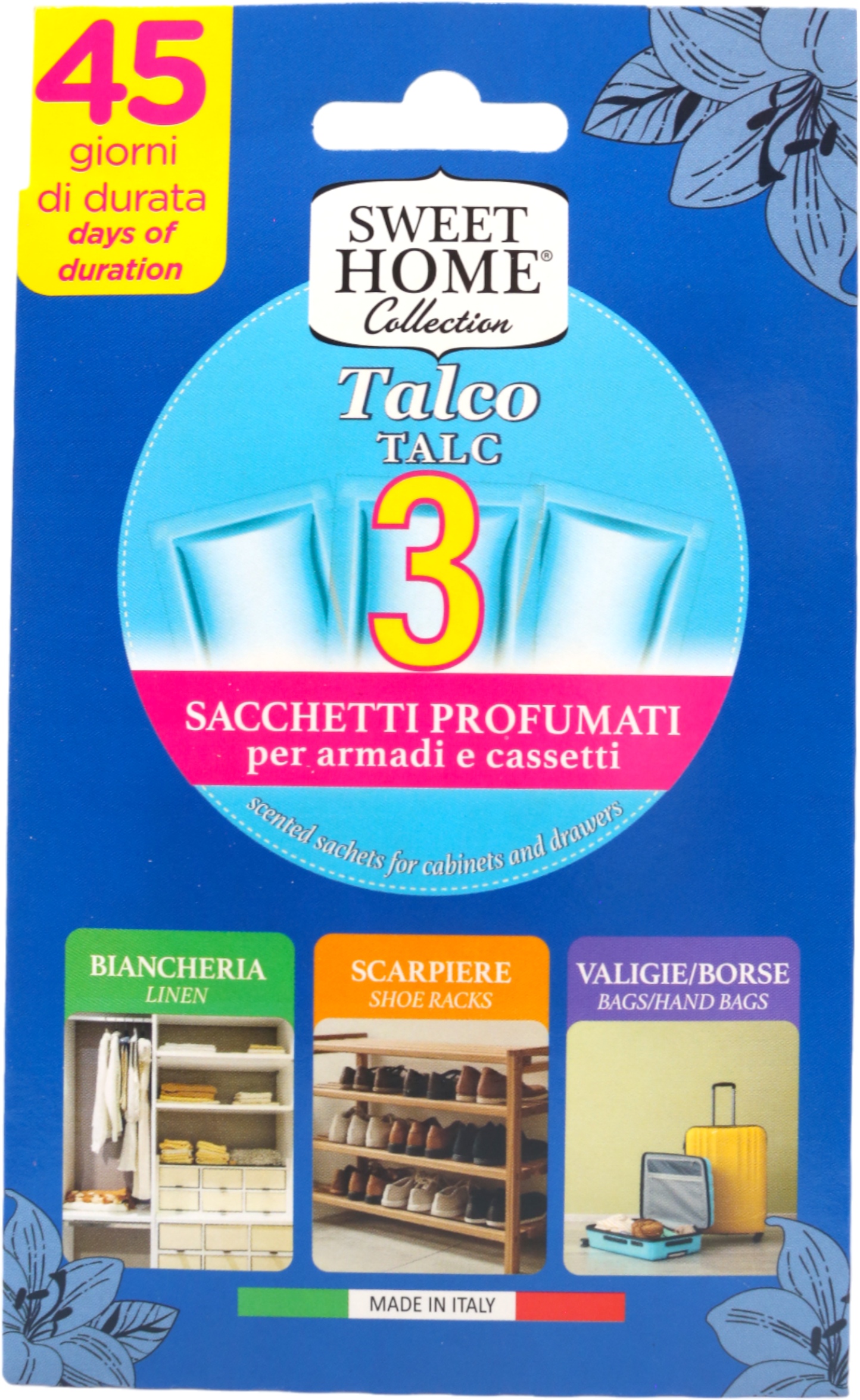 Ароматическое саше Sweet Home ТАЛЬК 3 шт. (SHCFPT3) - Фото 1