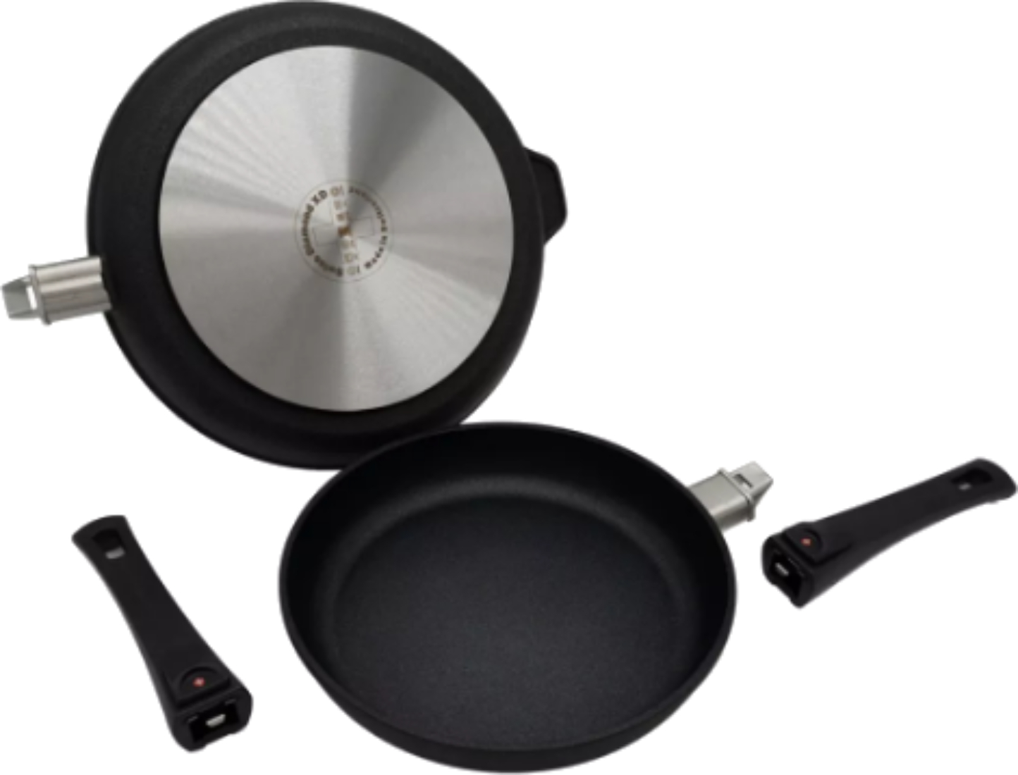 Набор сковород со съемной ручкой Swiss Diamond Induction 24 см та 28 см (XD SET602iD) - Фото 1