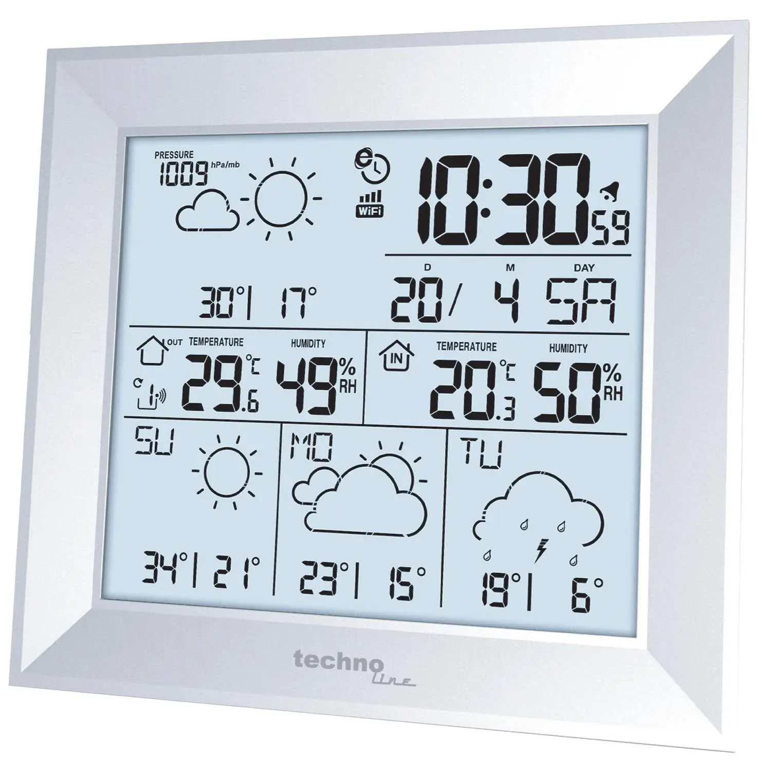 Метеостанция Technoline DirektWetter Silver (WD2000) - Фото 1