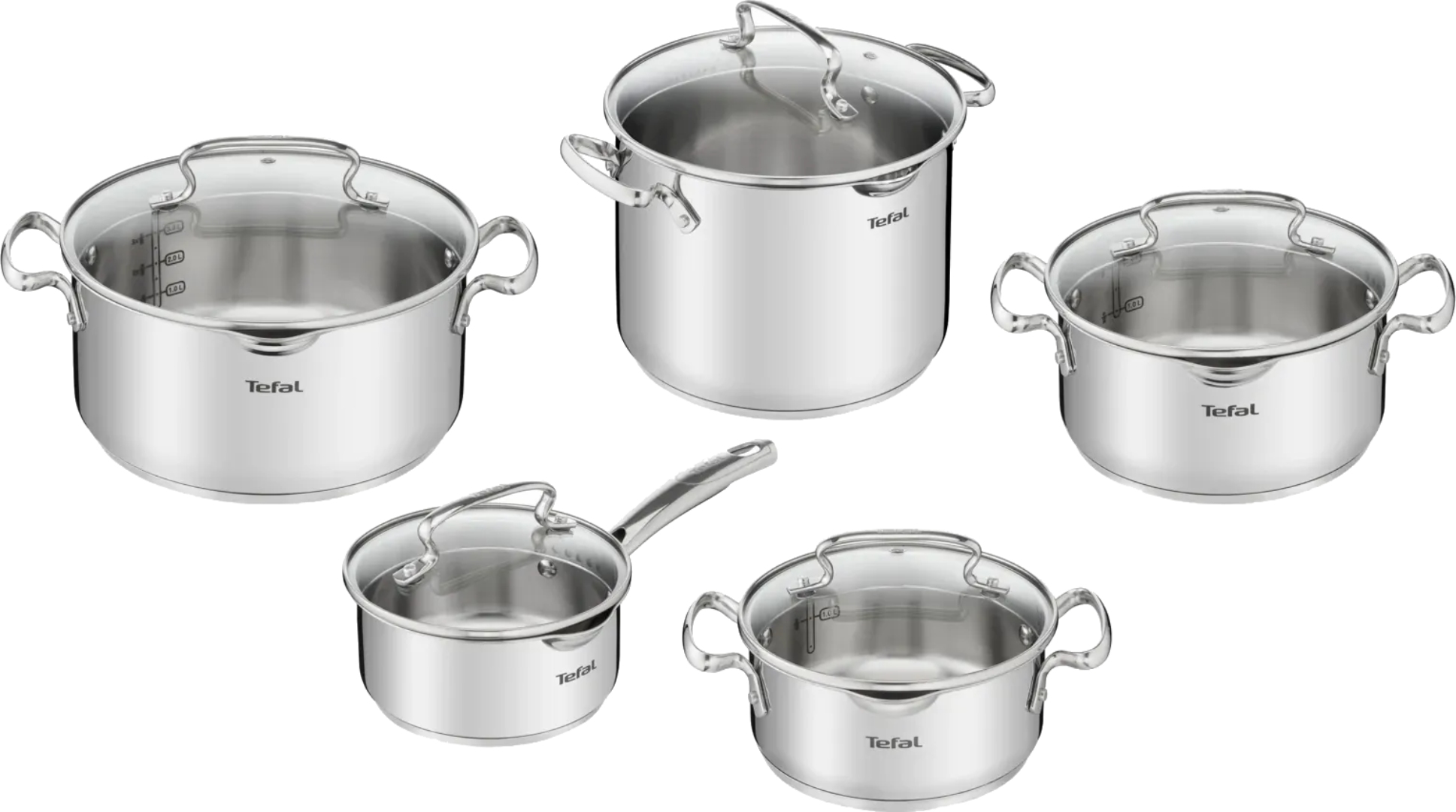 Уценка - Набор посуды Tefal G719SA55 Duetto+ 10 пр - Фото 1