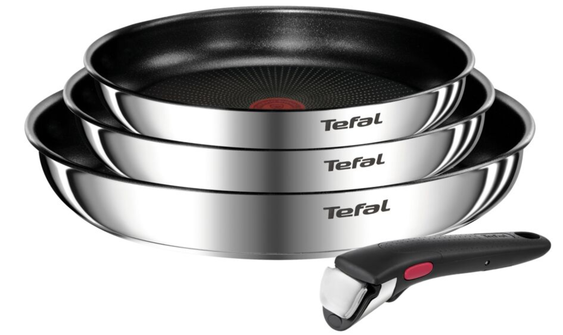 Набор посуды со съемной ручкой Tefal L897S474 Ingenio Emotion 4 пр. - Фото 1