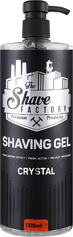 Гель для бритья The Shave Factory Shaving Gel 1000 мл Crystal (840302411612) - Фото 1