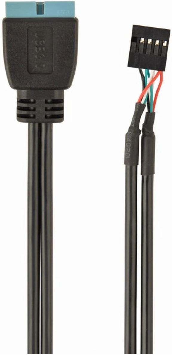 Кабель USB type A - USB type A Cablexpert USB2.0 to USB3.0 0.3m (CC-U3U2-01) - Фото 1