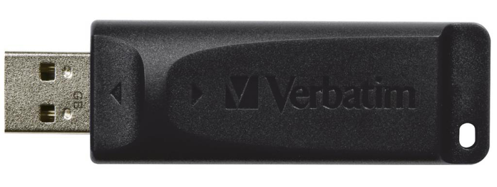 Флеш USB Verbatim Slider 32GB USB 2.0 Black (98697) - Фото 1