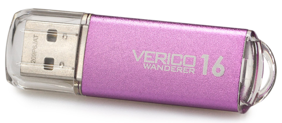 Флеш USB Verico Wanderer 16 GB Purple (1UDOV-M4PEG3-NN) - Фото 1