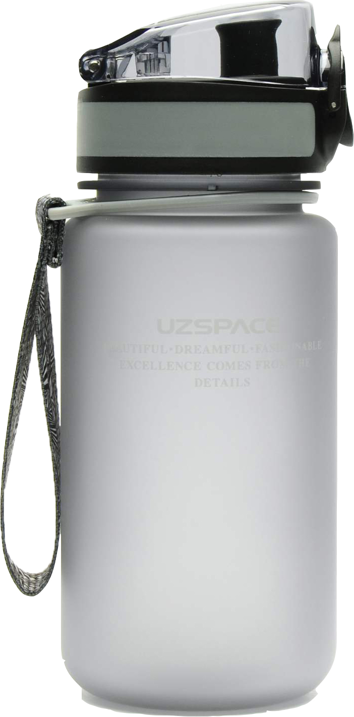 Бутылка для воды UZspace 3034 350 мл серая - Фото 1