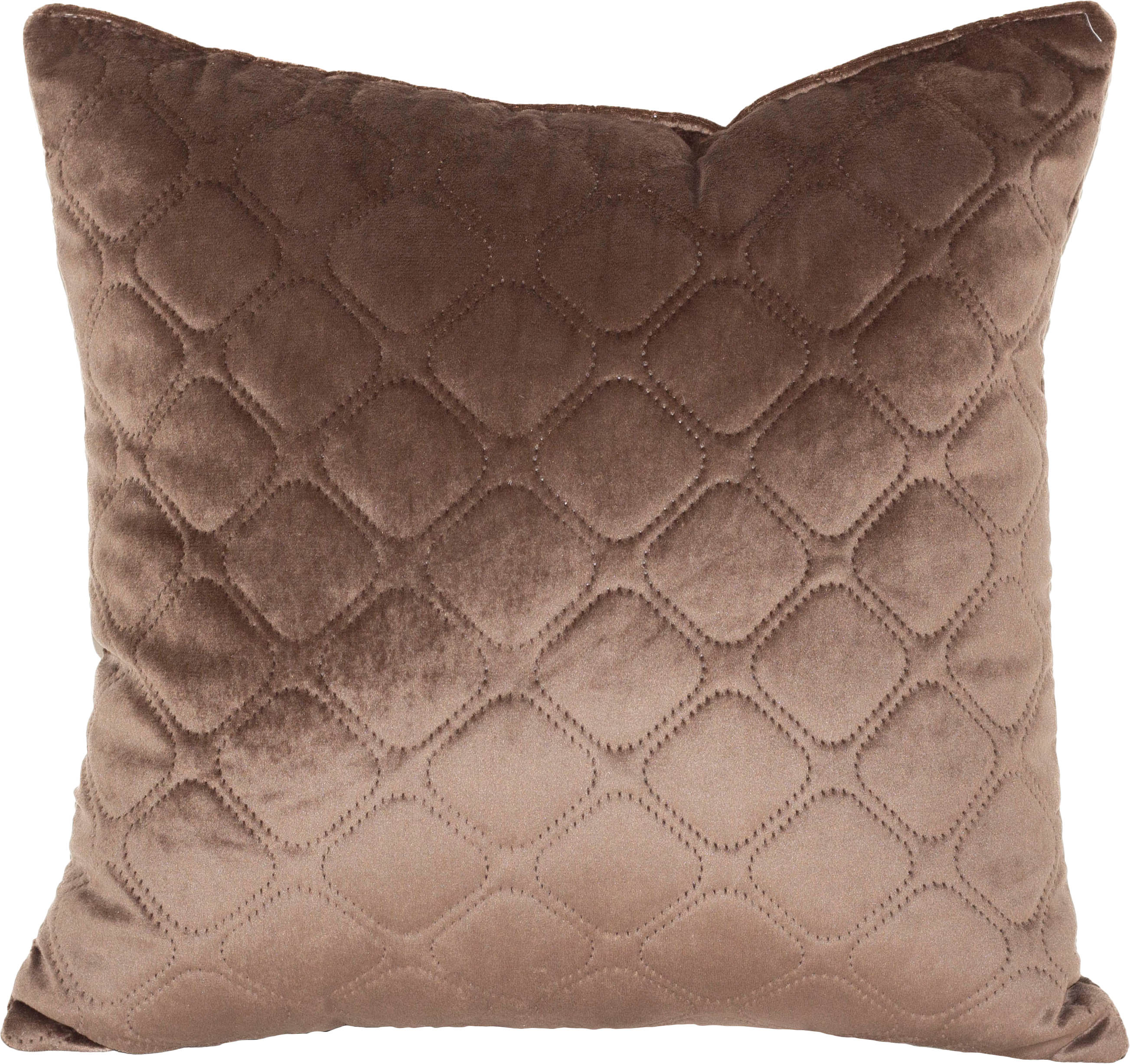 Подушка декоративна ТЕП VELURE 40х40 см Chocolate NEW (3-00437_34055) - Фото 1