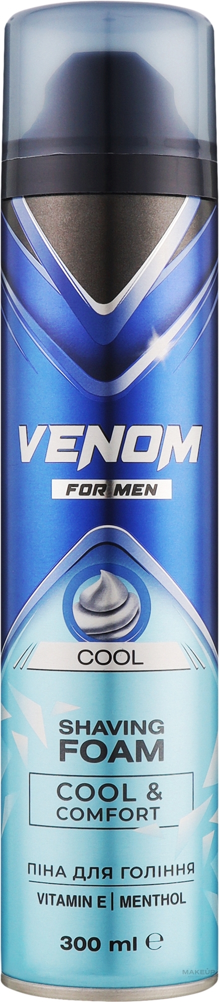 Пена для бритья Venom for men Cool 300 мл (8681413012426) - Фото 1