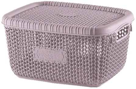 Корзина для хранения VIOLET HOUSE 1009 Виолетта Powder 5 л - Фото 1