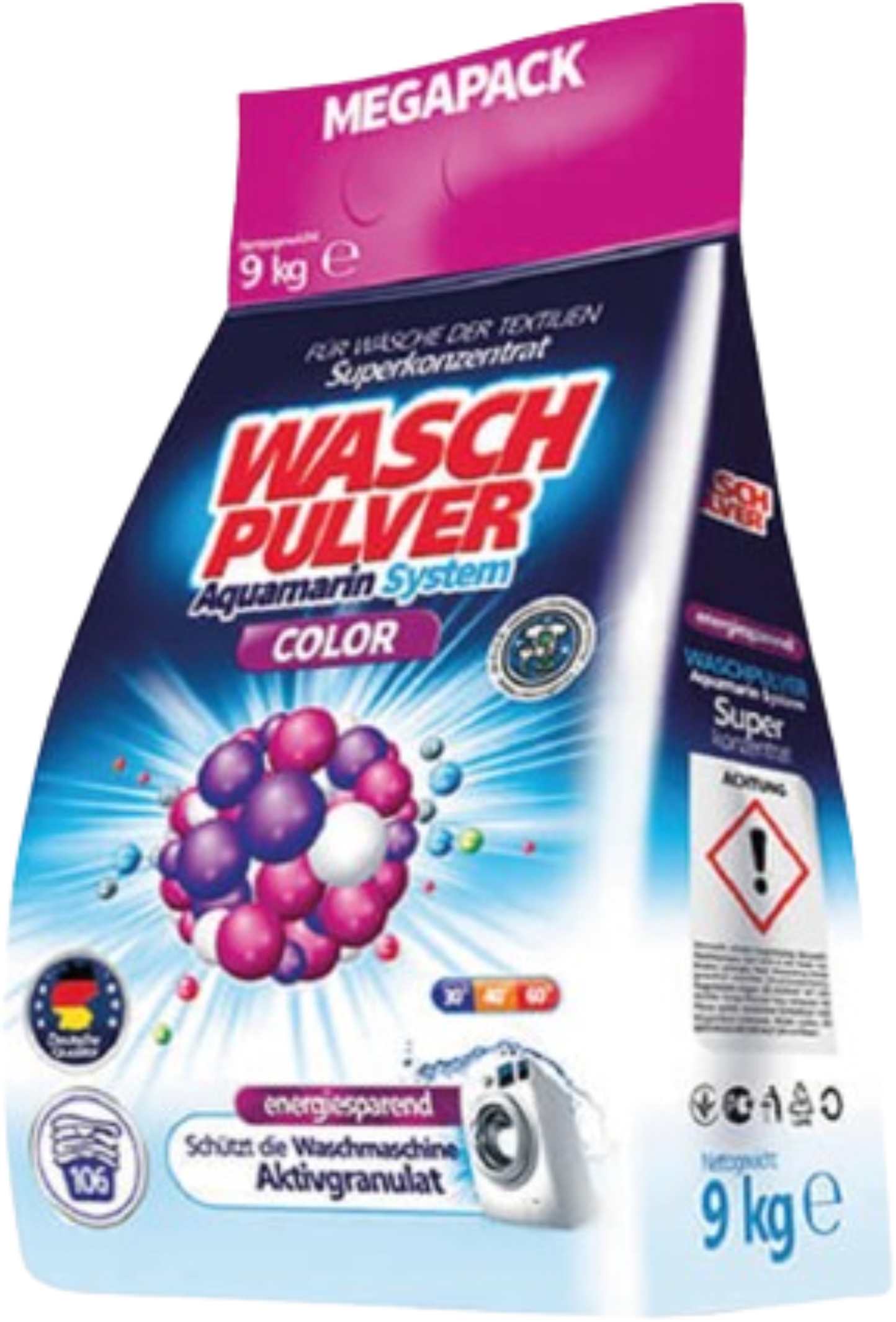 Стиральный порошок Wasch Pulver Color 9 кг (4260418932201) - Фото 1