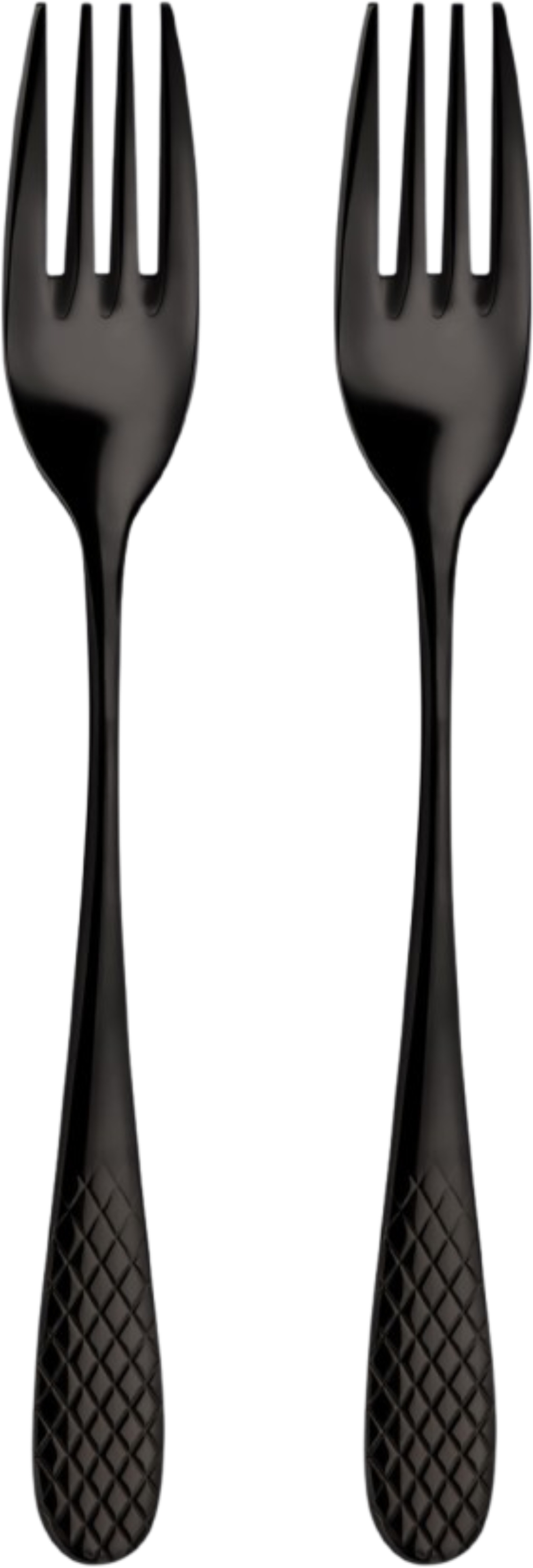 Набор вилок десертных Wilmax Diamond Black 19 см 2 шт. (WL-999259 / 2B) - Фото 1