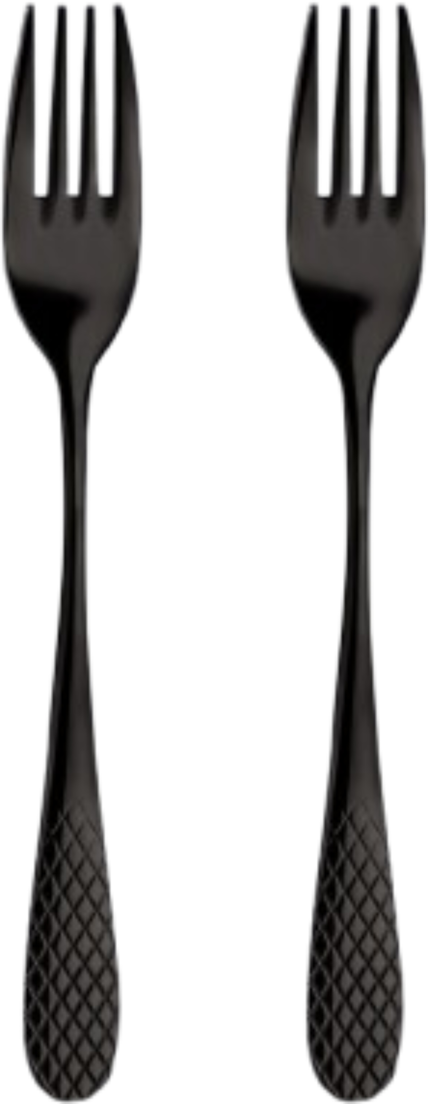 Набор вилок столовых Wilmax Diamond Black 20 см 2 шт. (WL-999253 / 2B) - Фото 1