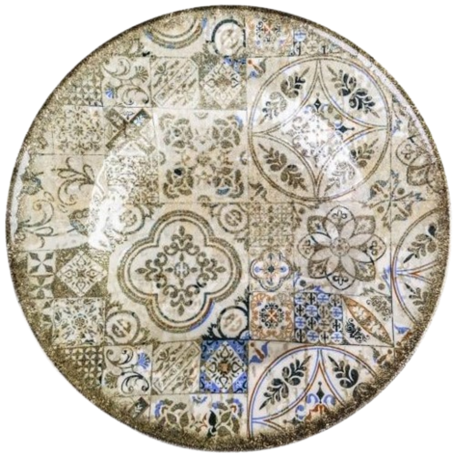 Тарелка обеденная Wilmax Vintage Mosaic.Graphics 27 см (WL-671325 / A) - Фото 1